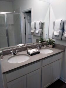 New Homes Meritage Bearss Landing - Model 2 - Master Bathroom-2 - Coffee with Candis Carmichael