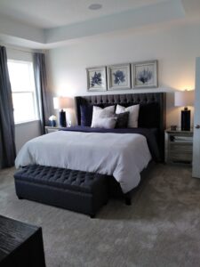 New Homes Meritage Bearss Landing - Model 2 - Master Bedroom - Coffee with Candis Carmichael