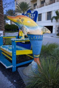 clearwater florida dolphin sculpture community Pinellas County Realtor Candis Carmichael