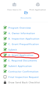 My Safe Florida Home part 3 - applying for the grant tab