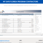 My Safe Florida Home Program - Part 5 - approved contractor list