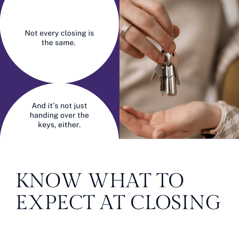 What to expect at closing