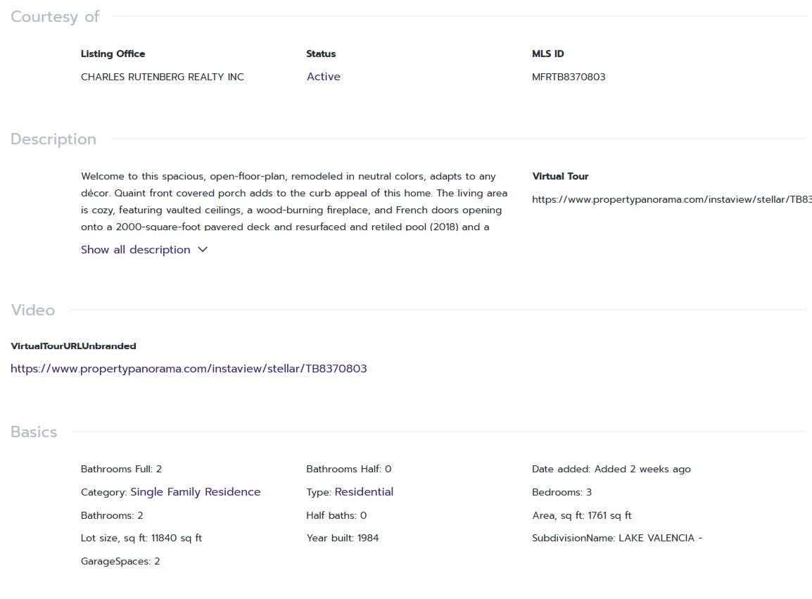 HOMES FOR SALE PALM HARBOR FL 34684 - 2