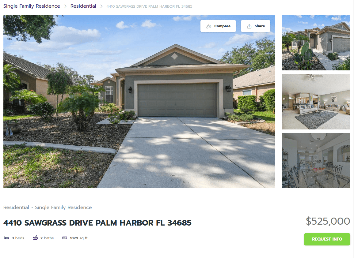 HOMES FOR SALE PALM HARBOR FL 34685 - 1