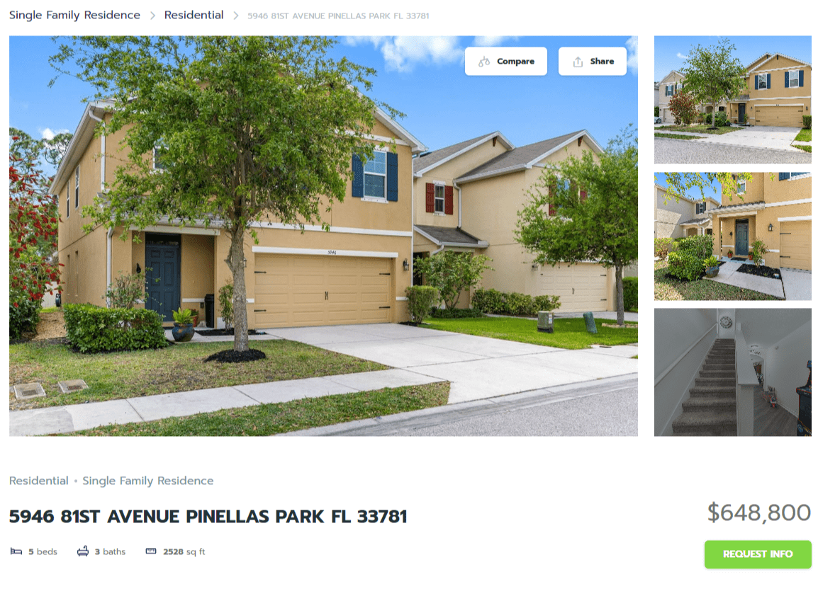 HOMES FOR SALE PINELLAS PARK FL 33781 - 1