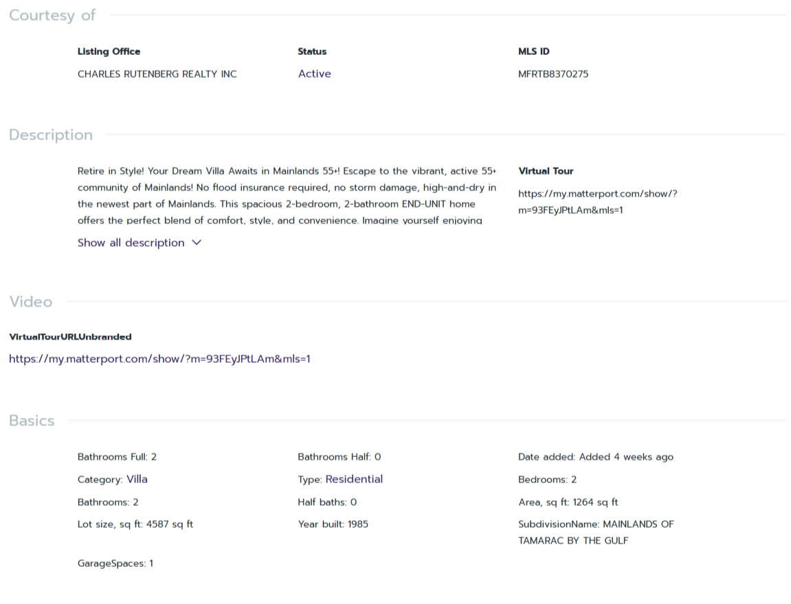 HOMES FOR SALE PINELLAS PARK FL 33782 - 2