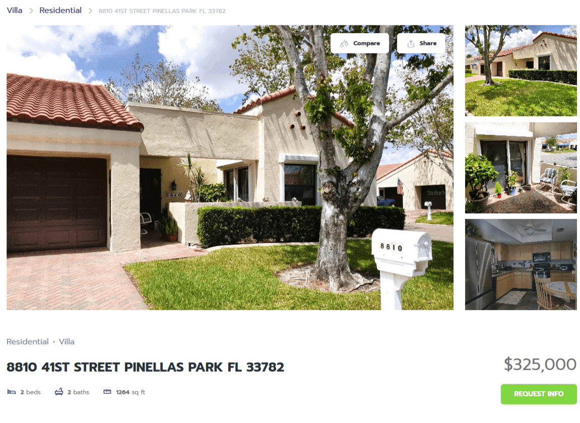HOMES FOR SALE PINELLAS PARK FL 33782 - 1