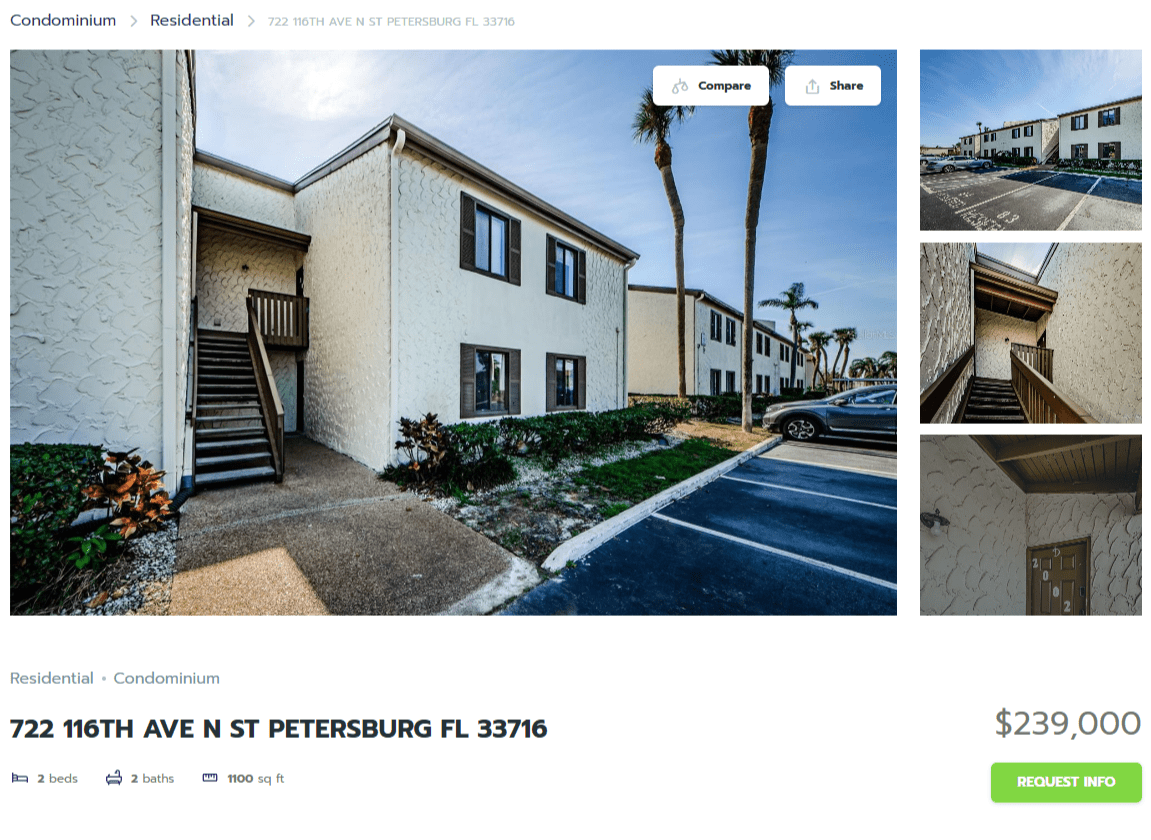 HOMES FOR SALE ST PETERSBURG FL 33716 - 1