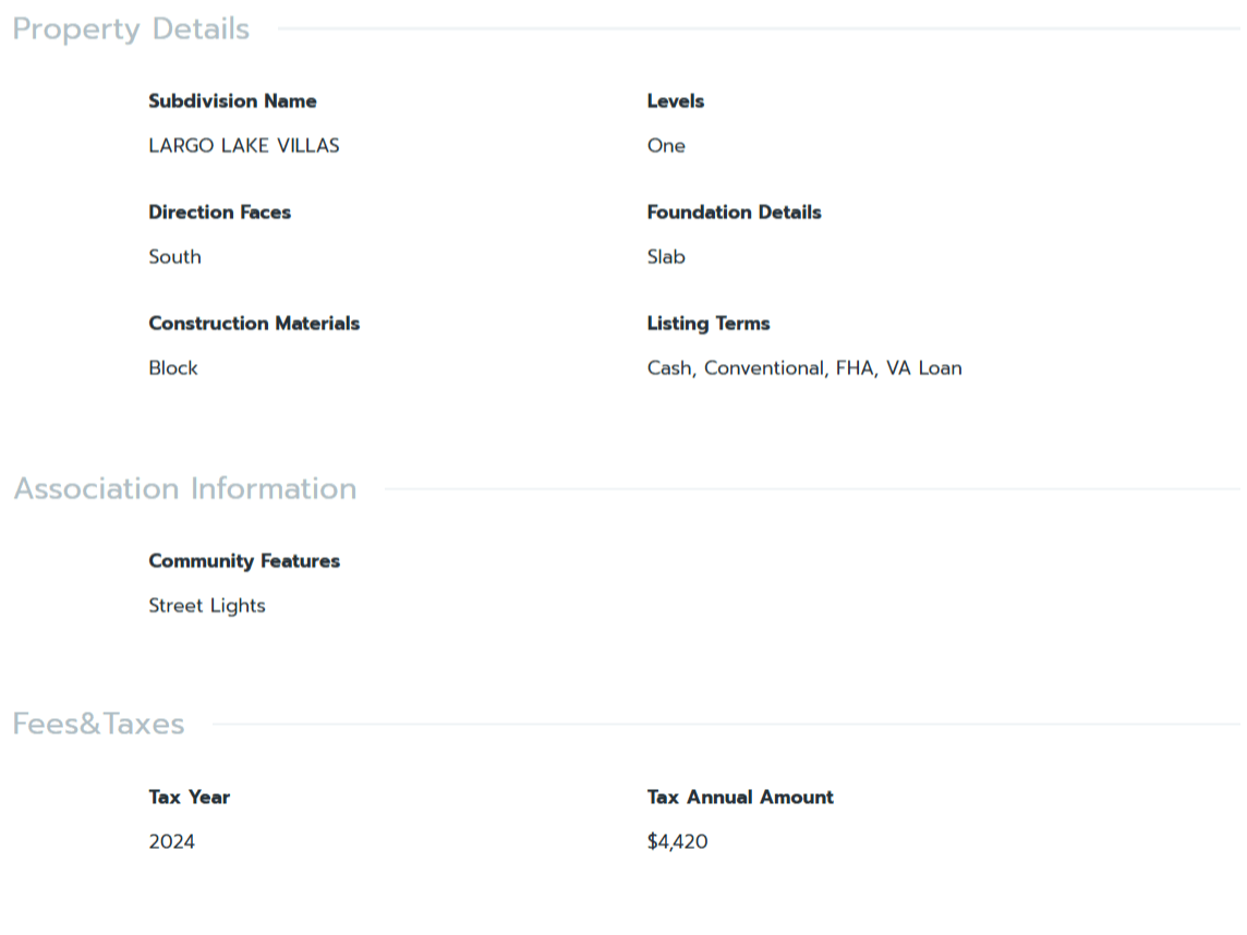 NEW HOMES FOR SALE LARGO FL 33770 - 5