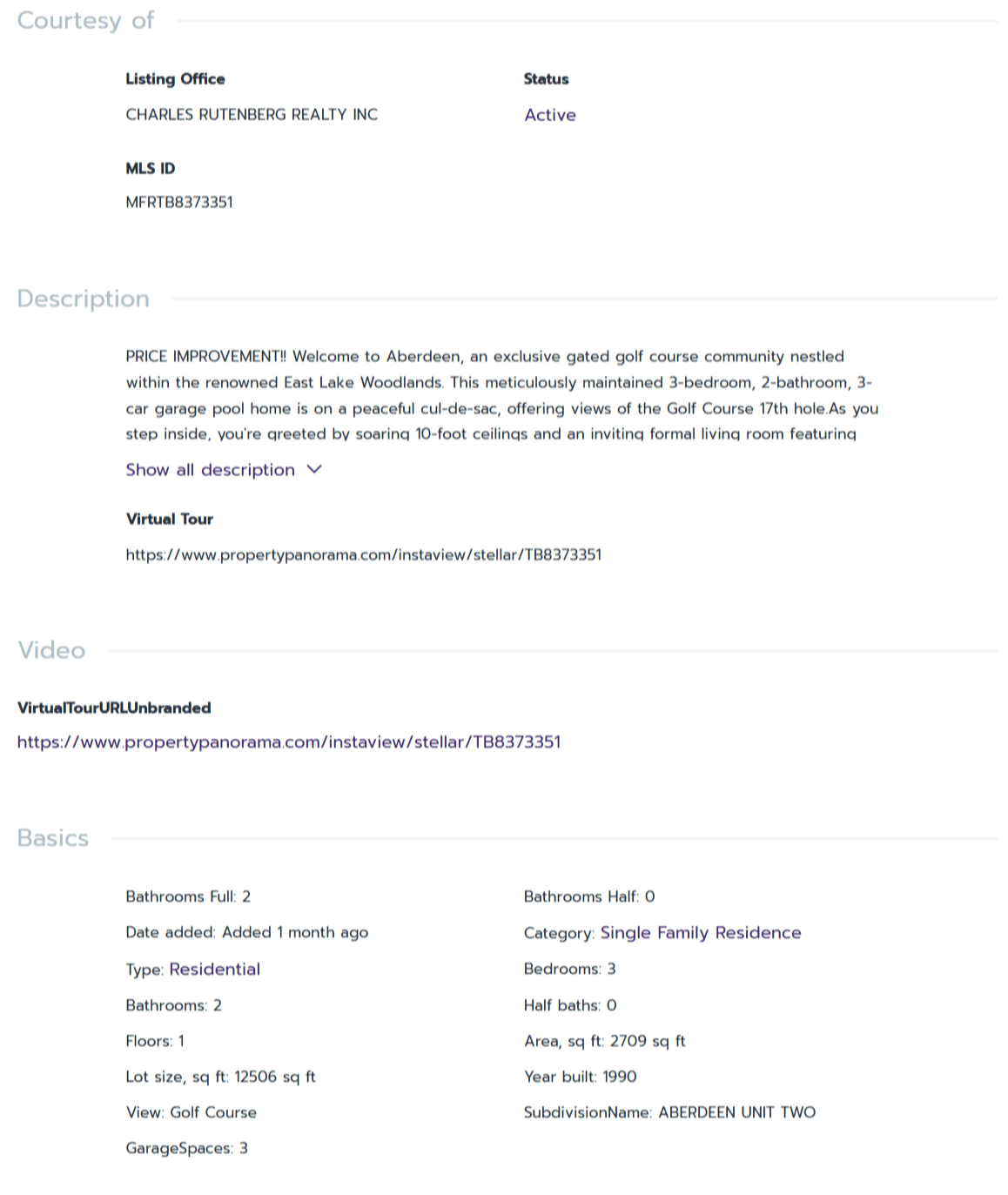 HOMES FOR SALE OLDSMAR FL 34677 - 2