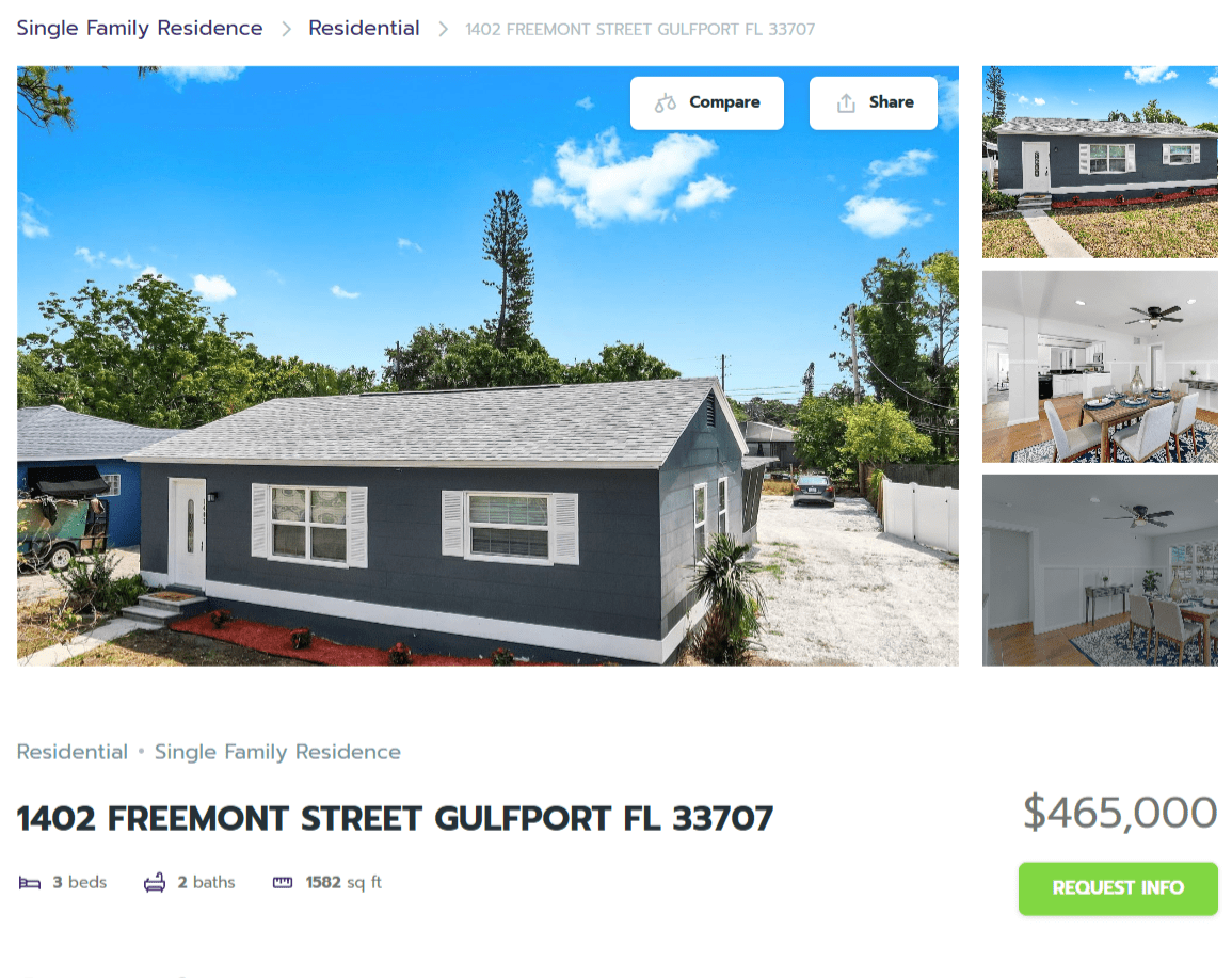 HOMES FOR SALE GULFPORT FL 33707 - 1