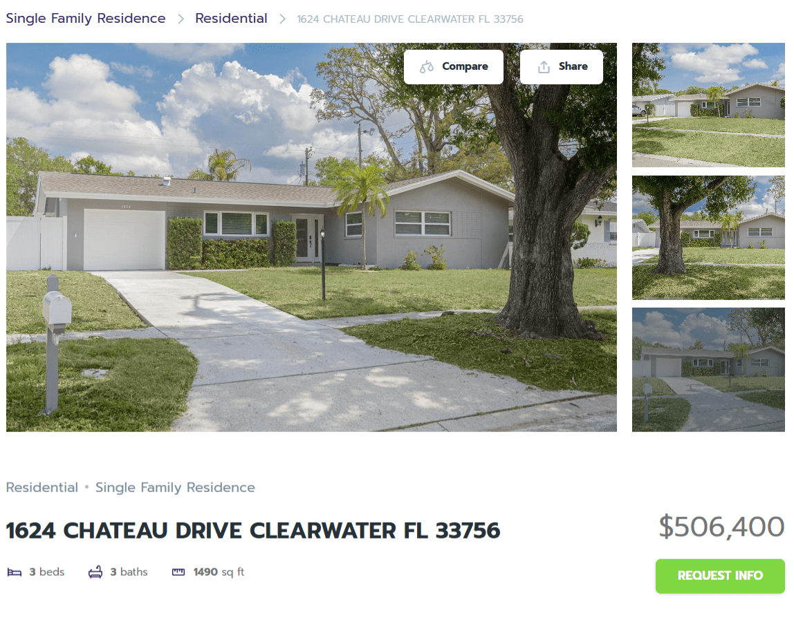 HOMES FOR SALE CLEARWATER FL 33756 - 1