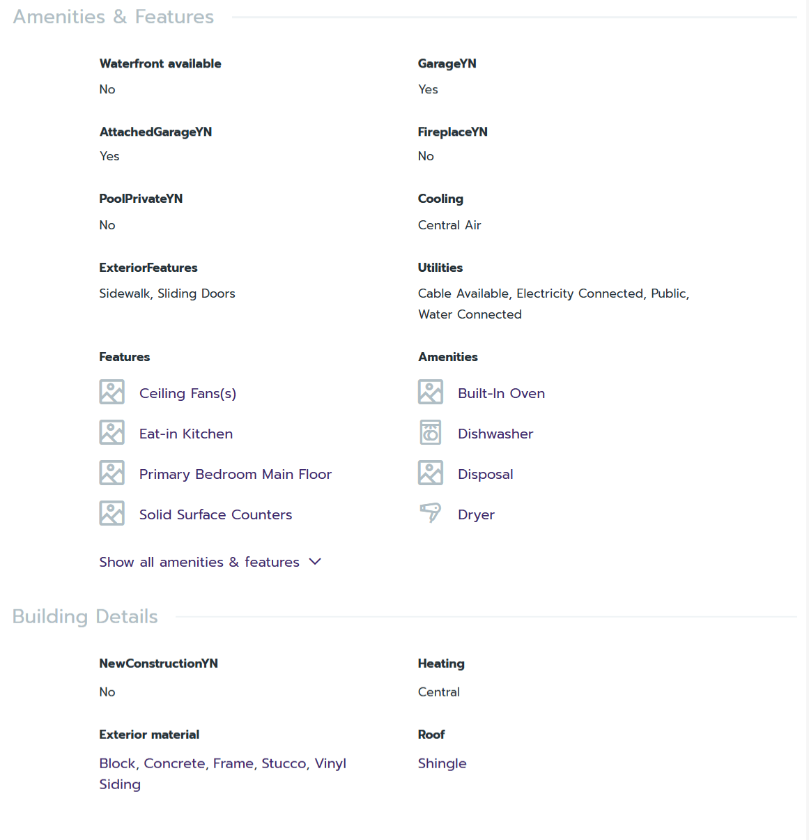 HOMES FOR SALE CLEARWATER FL 33760 - 6