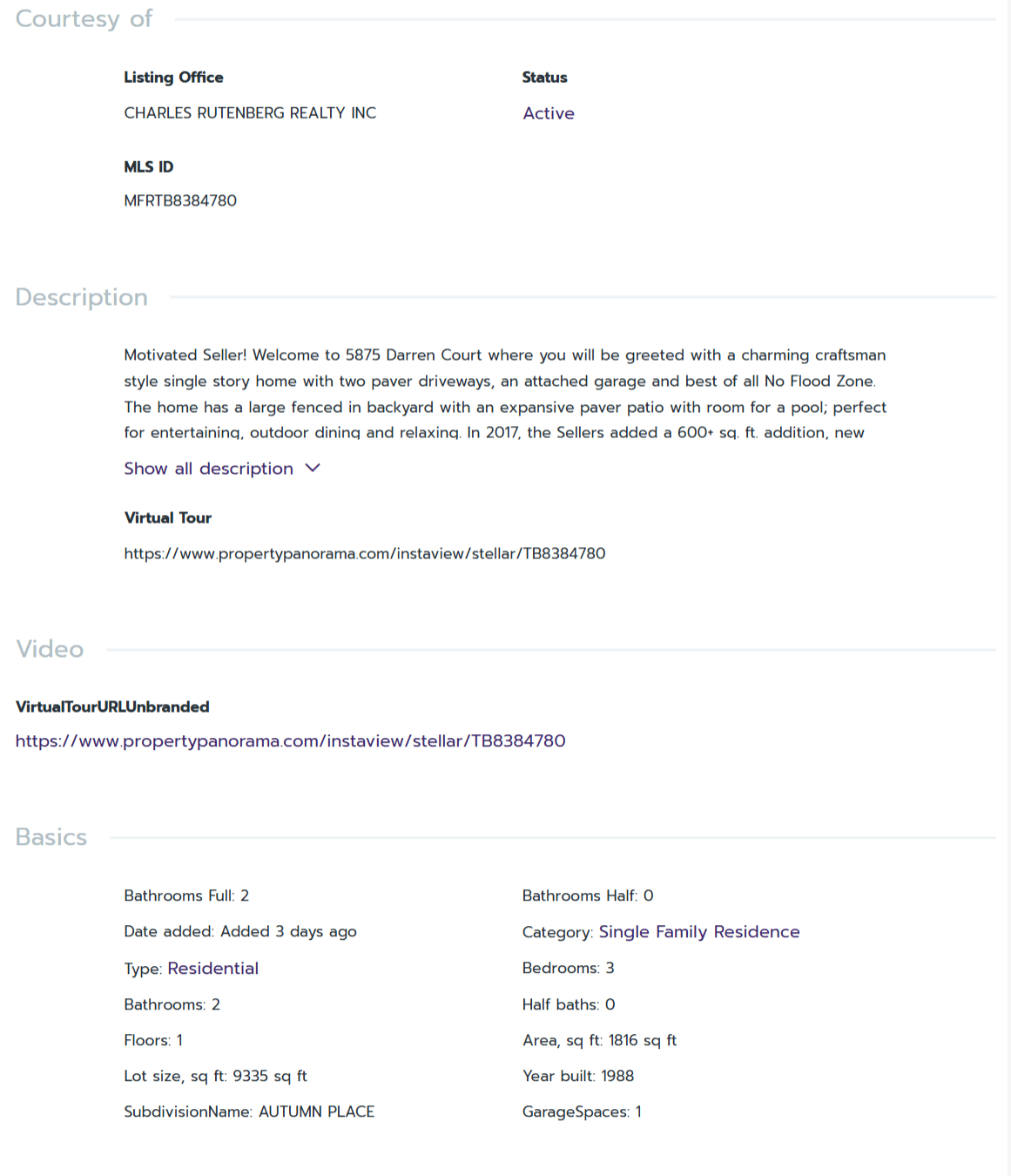 HOMES FOR SALE CLEARWATER FL 33760 - 2