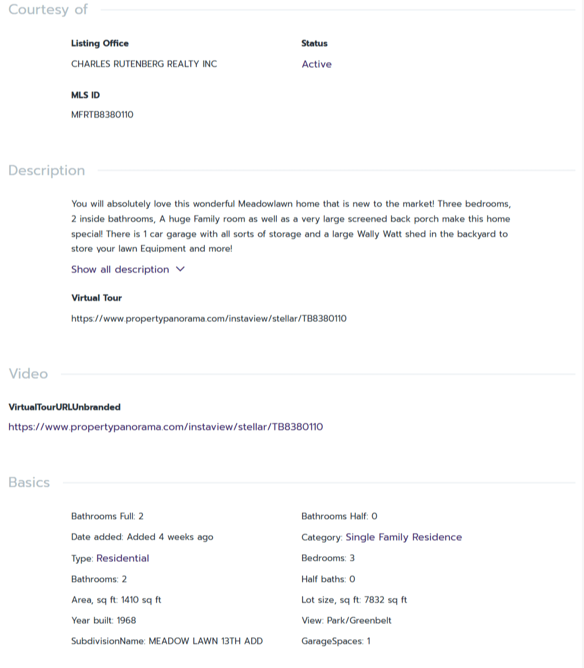 HOMES FOR SALE ST PETERSBURG FL 33702 - 2