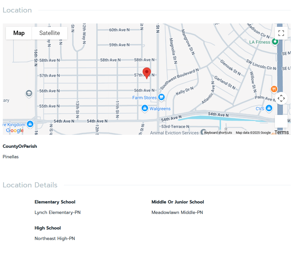 HOMES FOR SALE ST PETERSBURG FL 33703 - 3