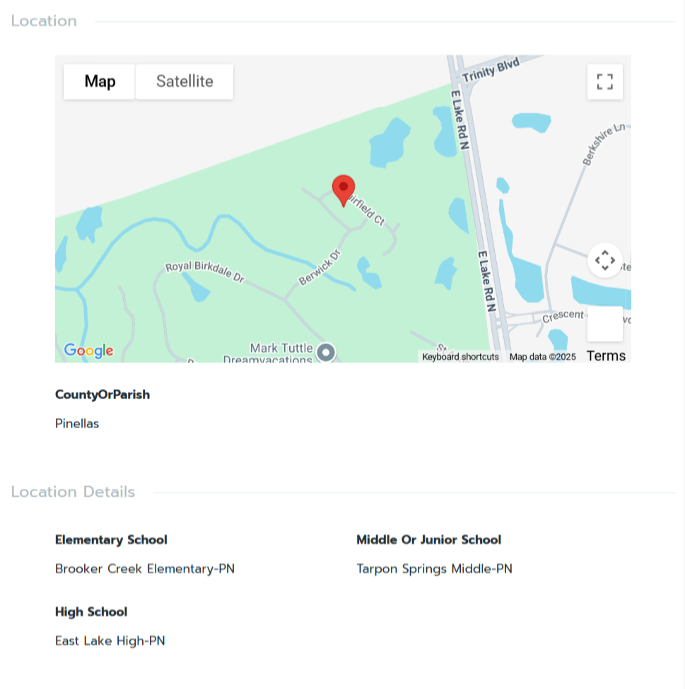 HOMES FOR SALE TARPON SPRINGS FL 34688 - 3