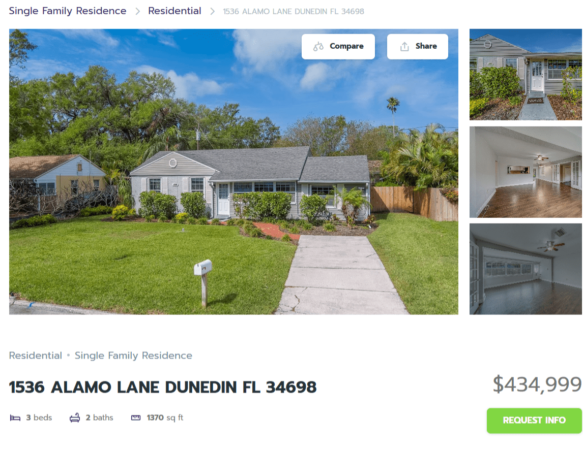 HOMES FOR SALE DUNEDIN FL 34698 - 1