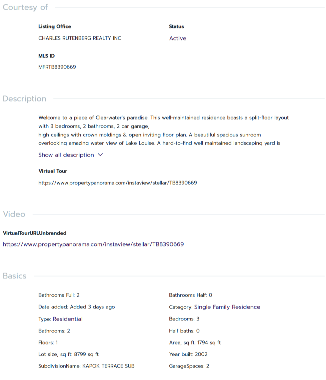 HOMES FOR SALE CLEARWATER FL 33759 - 2