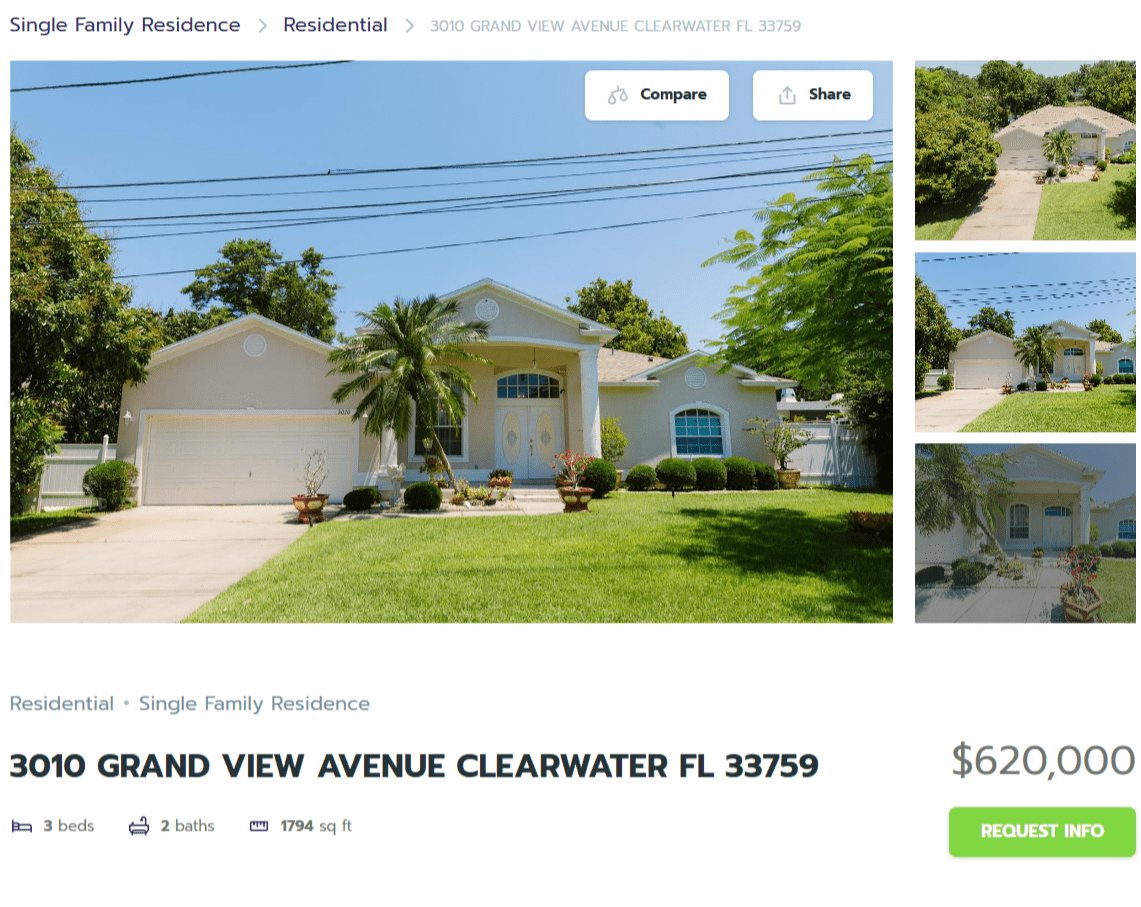 HOMES FOR SALE CLEARWATER FL 33759 - 1
