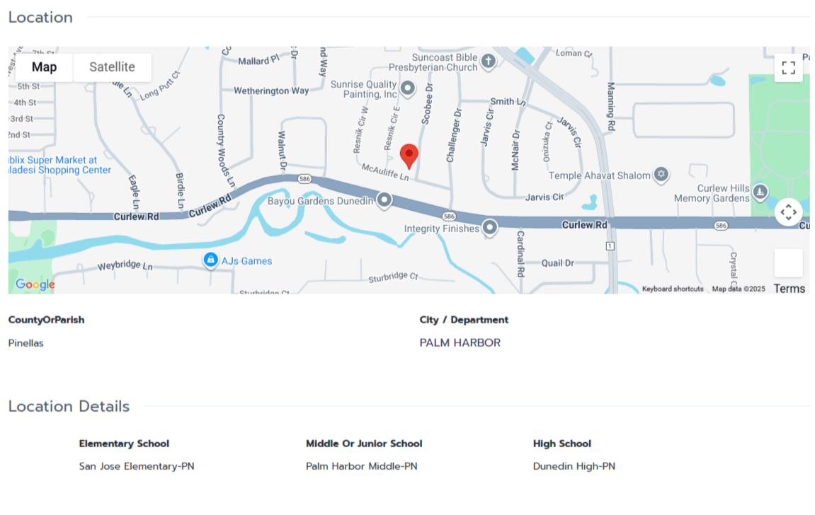 HOMES FOR SALE PALM HARBOR FL 34683 - 3