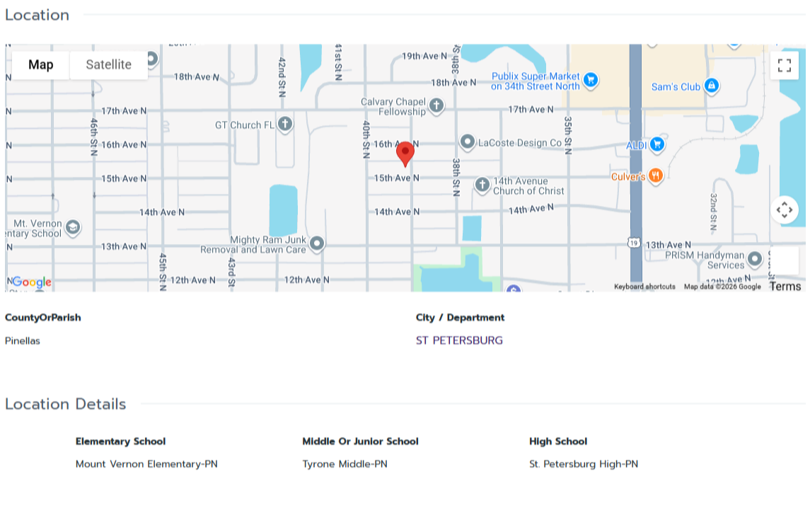 HOMES FOR SALE ST PETERSBURG FL 33713 - 3