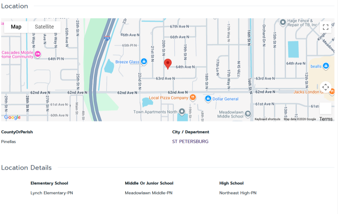 HOMES FOR SALE ST PETERSBURG FL 33702 - 3