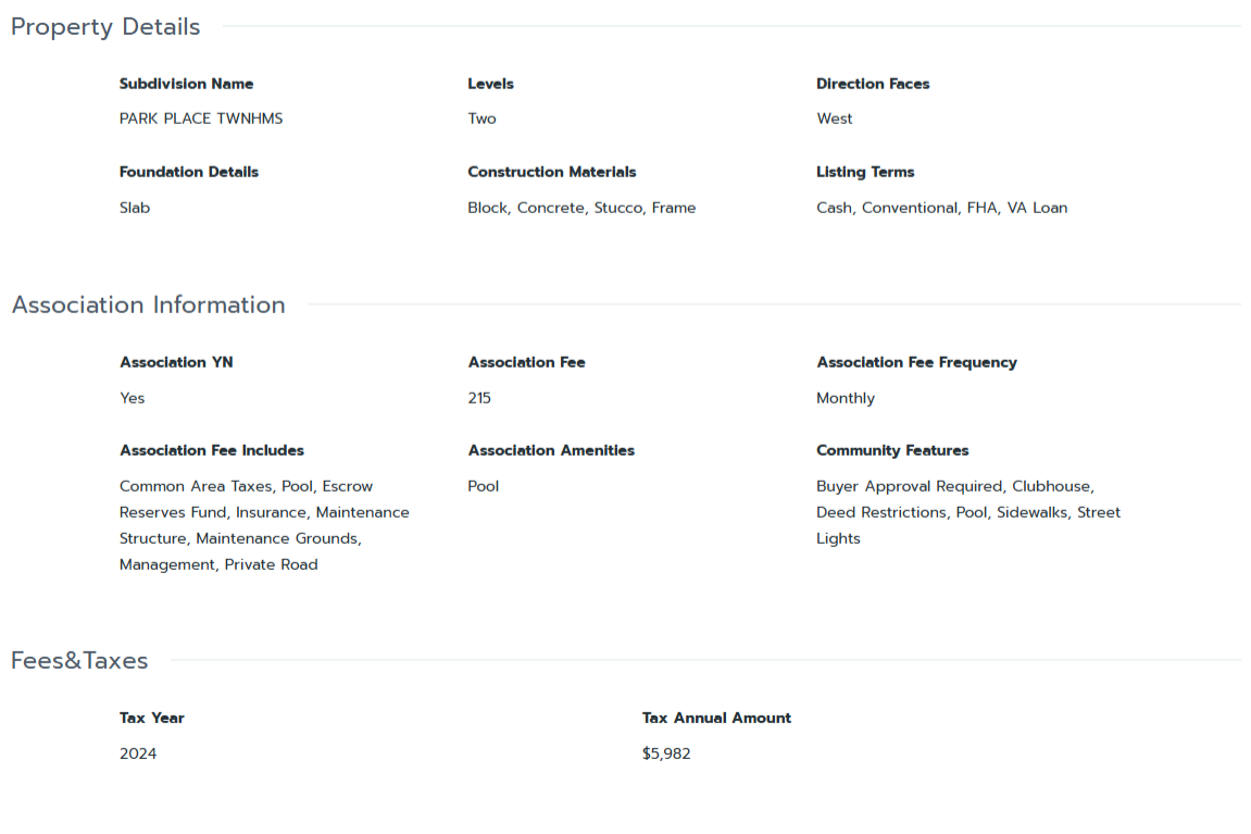 HOMES FOR SALE PINELLAS PARK FL 33781 - 5