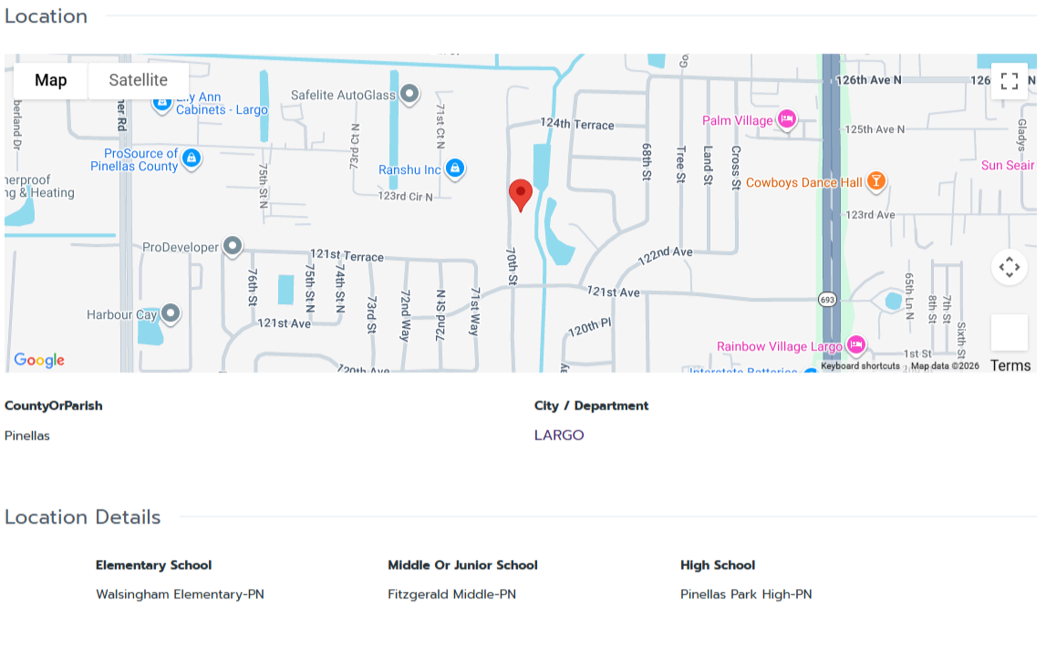 HOMES FOR SALE LARGO FL 33773 - 3