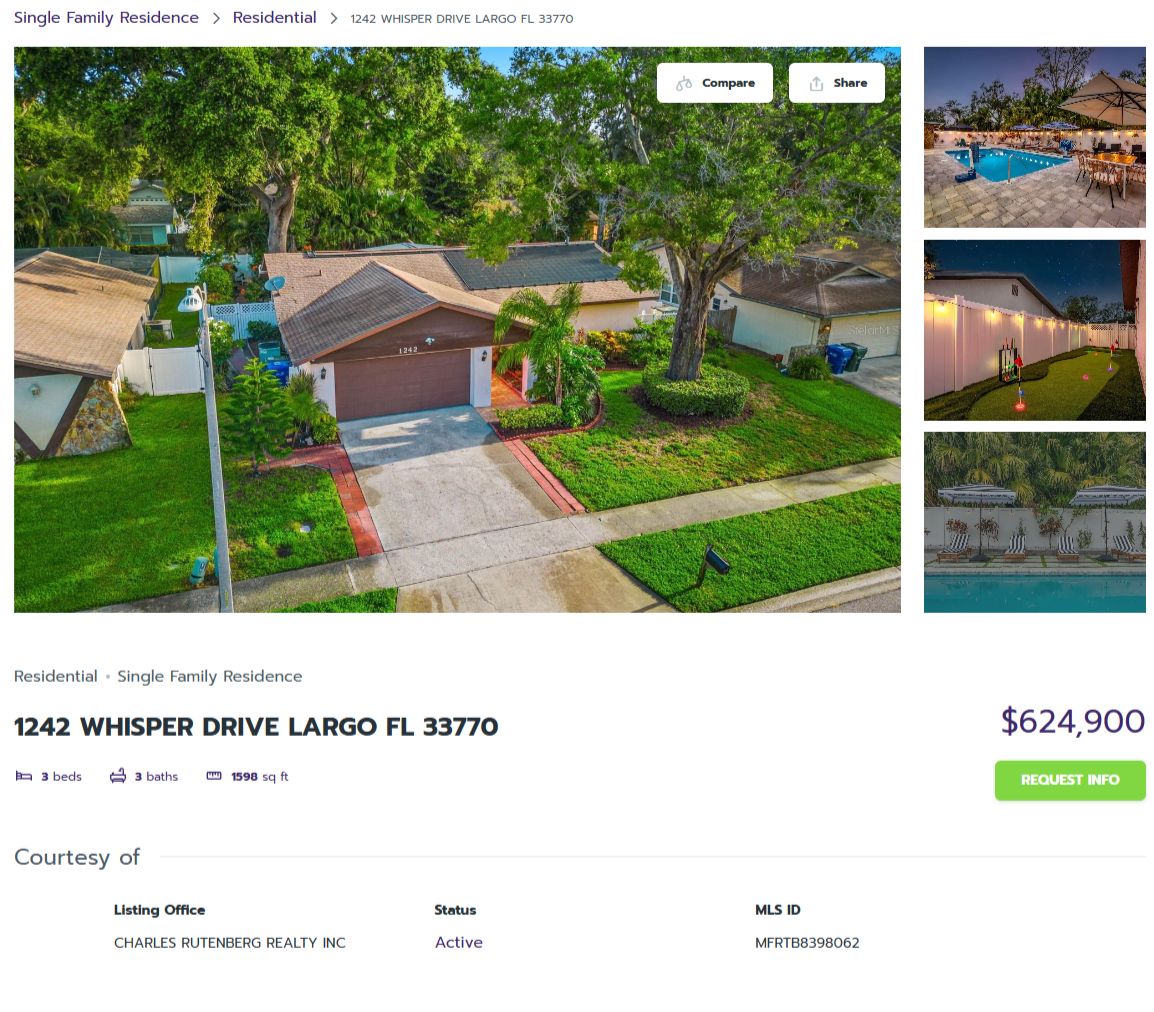 HOMES FOR SALE LARGO FL 33770 - 1