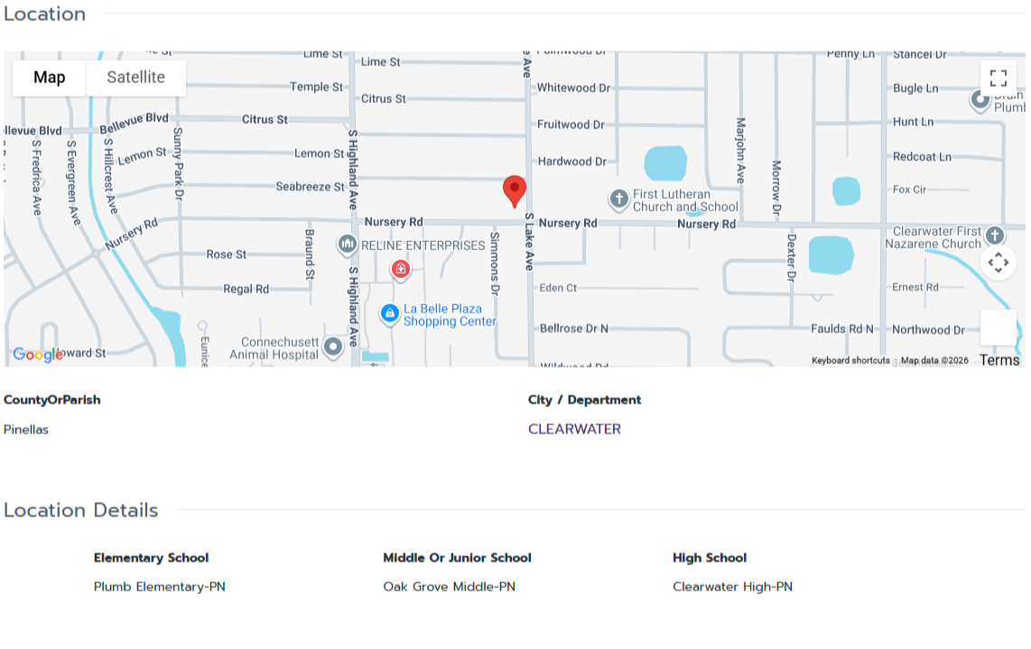 HOMES FOR SALE CLEARWATER FL 33756 - 3