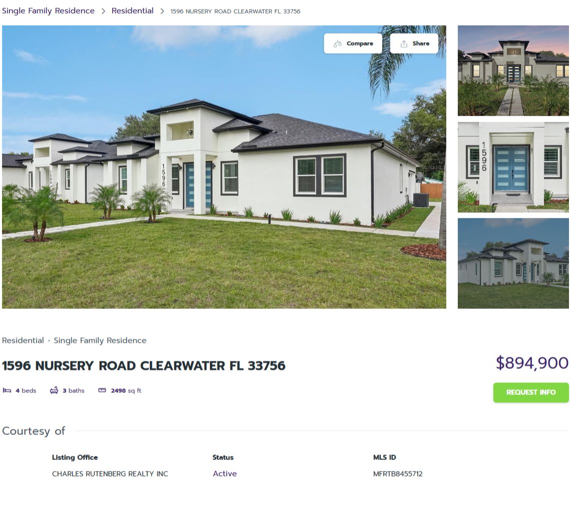 HOMES FOR SALE CLEARWATER FL 33756 – 1