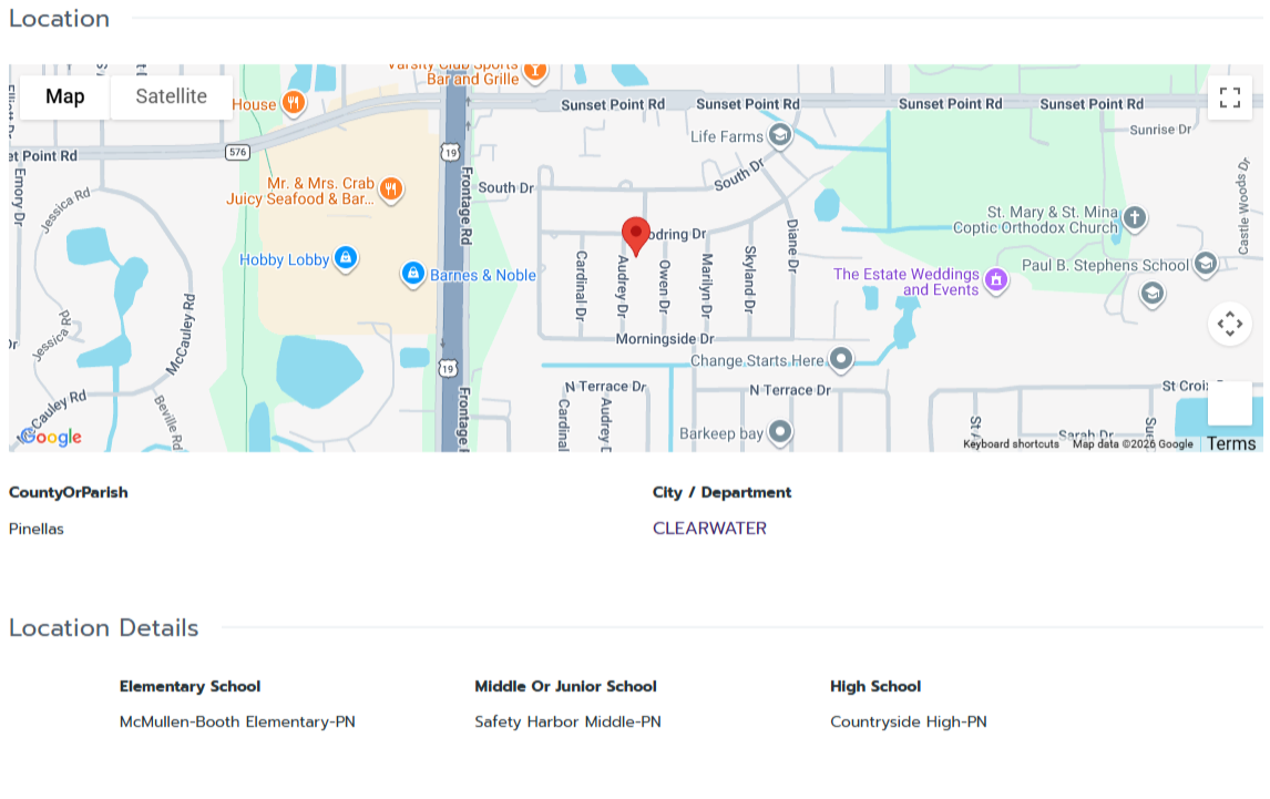 HOMES FOR SALE CLEARWATER FL 33759 - 3