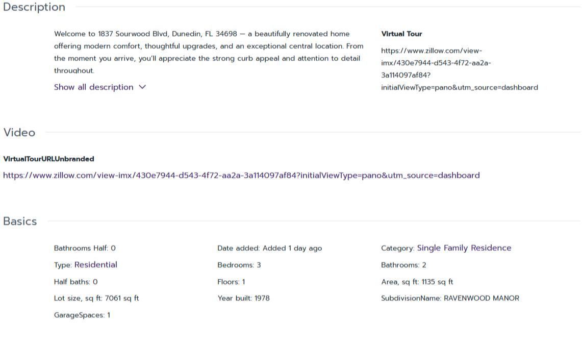 HOMES FOR SALE DUNEDIN FL 34698 - 2