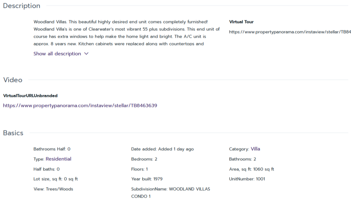 HOMES FOR SALE CLEARWATER FL 33761 - 2