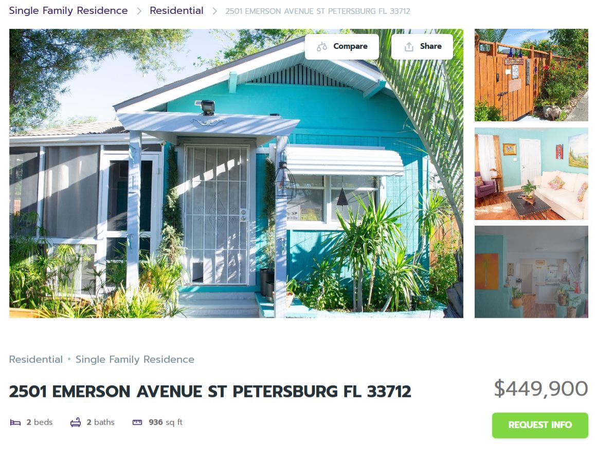 HOMES FOR SALE ST PETERSBURG FL 33712 – 1