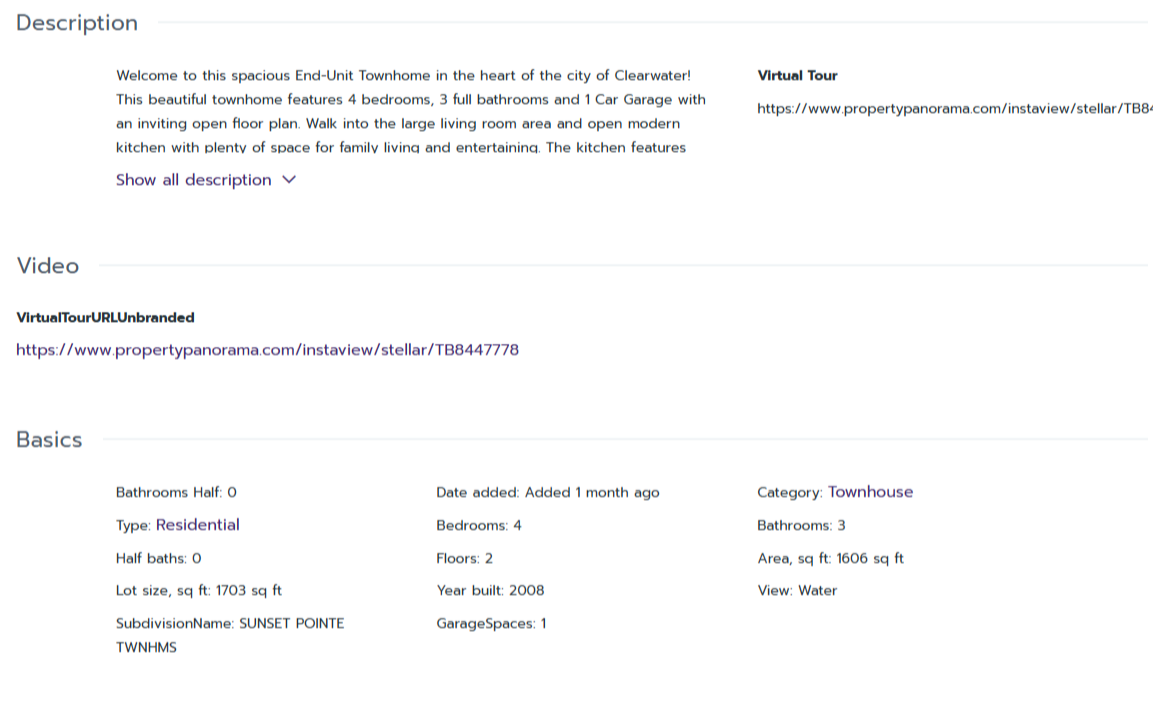 HOMES FOR SALE CLEARWATER FL 33763 - 2