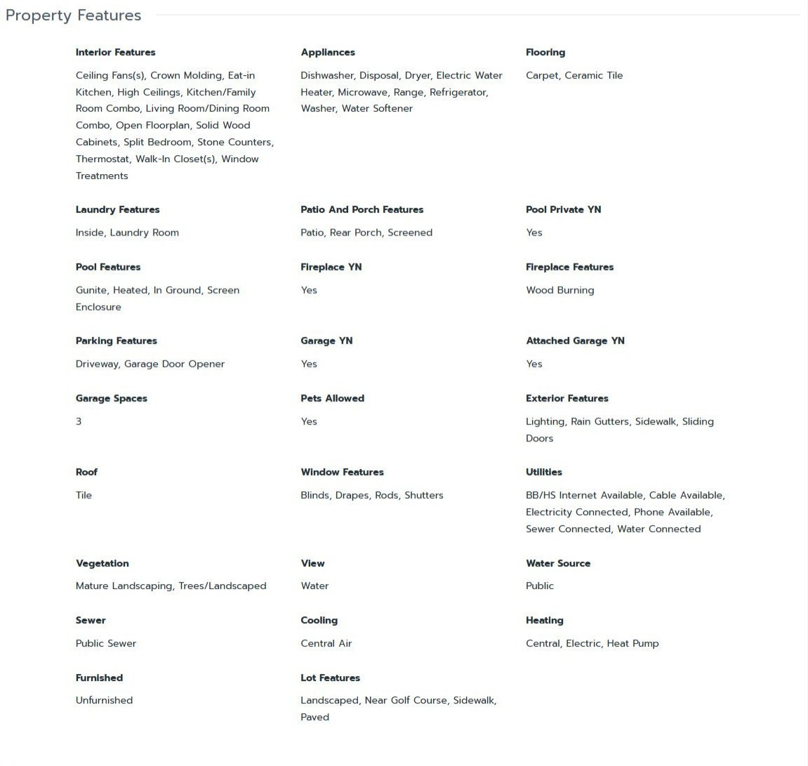 HOMES FOR SALE TARPON SPRINGS FL 34688 - 4