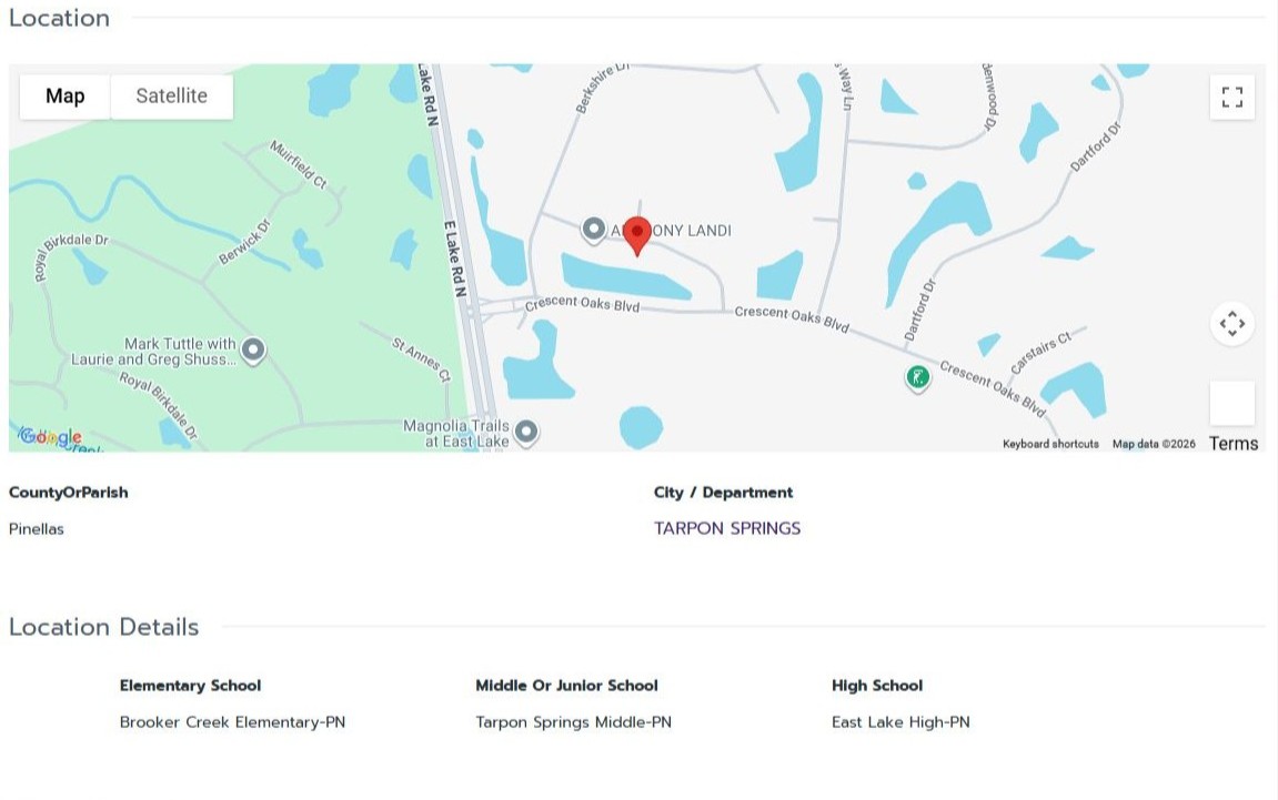 HOMES FOR SALE TARPON SPRINGS FL 34688 - 3