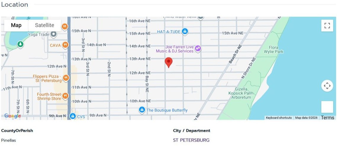 HOMES FOR SALE ST PETERSBURG FL 33701 - 3