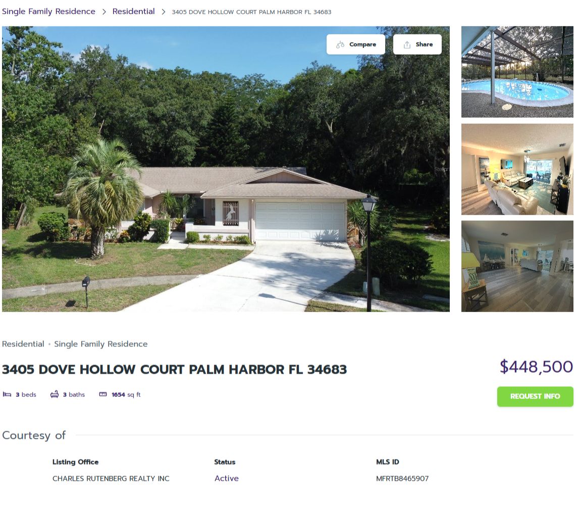 HOMES FOR SALE PALM HARBOR FL 34683 – 1