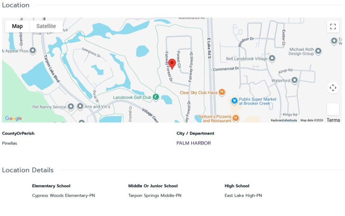 HOMES FOR SALE PALM HARBOR FL 34685 - 3