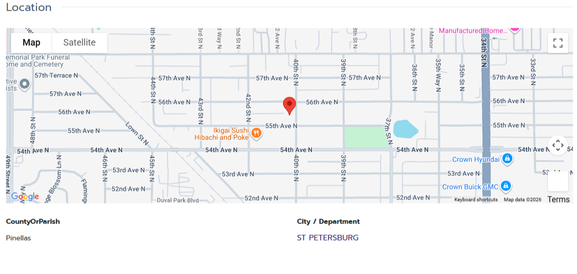 HOMES FOR SALE ST PETERSBURG FL 33714 - 3