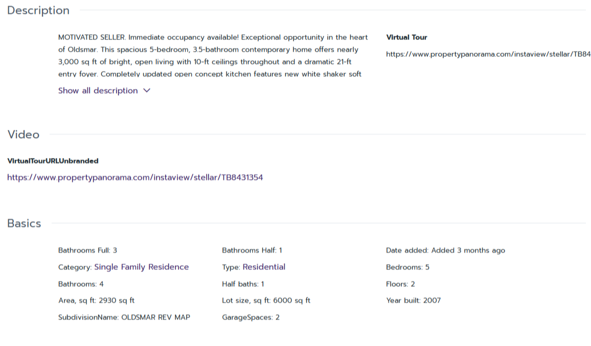 HOMES FOR SALE OLDSMAR FL 34677 - 2