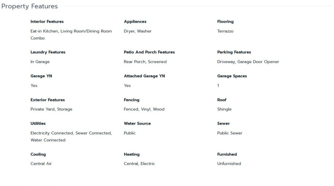 HOMES FOR SALE ST PETERSBURG FL 33703 - 4