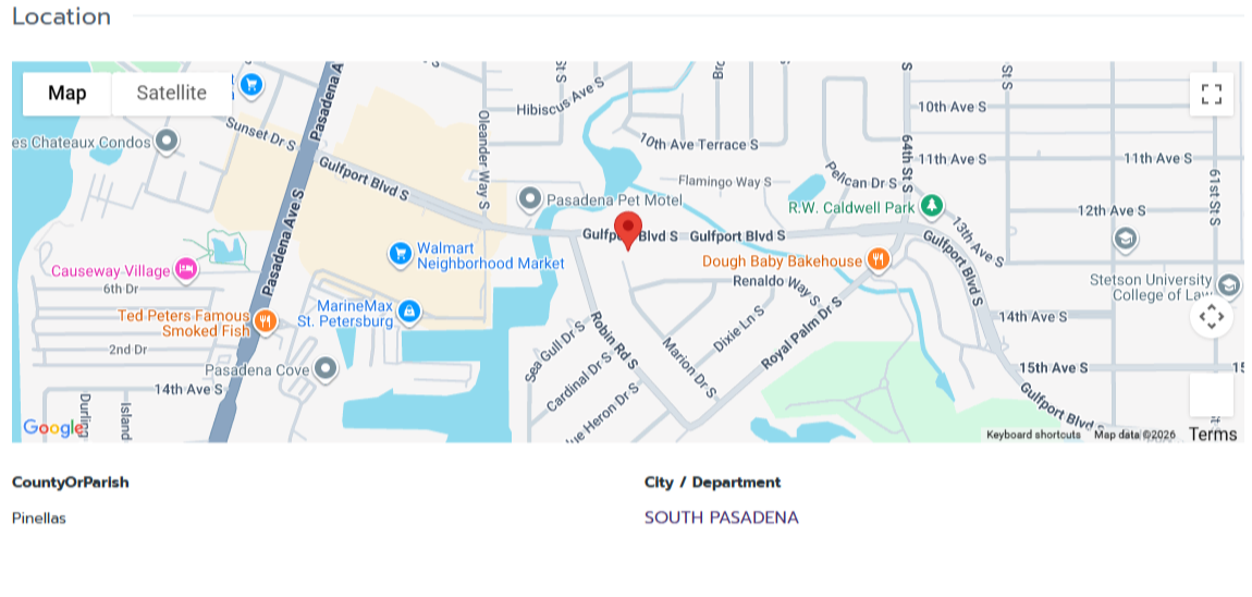 HOMES FOR SALE GULFPORT FL 33707 - 3