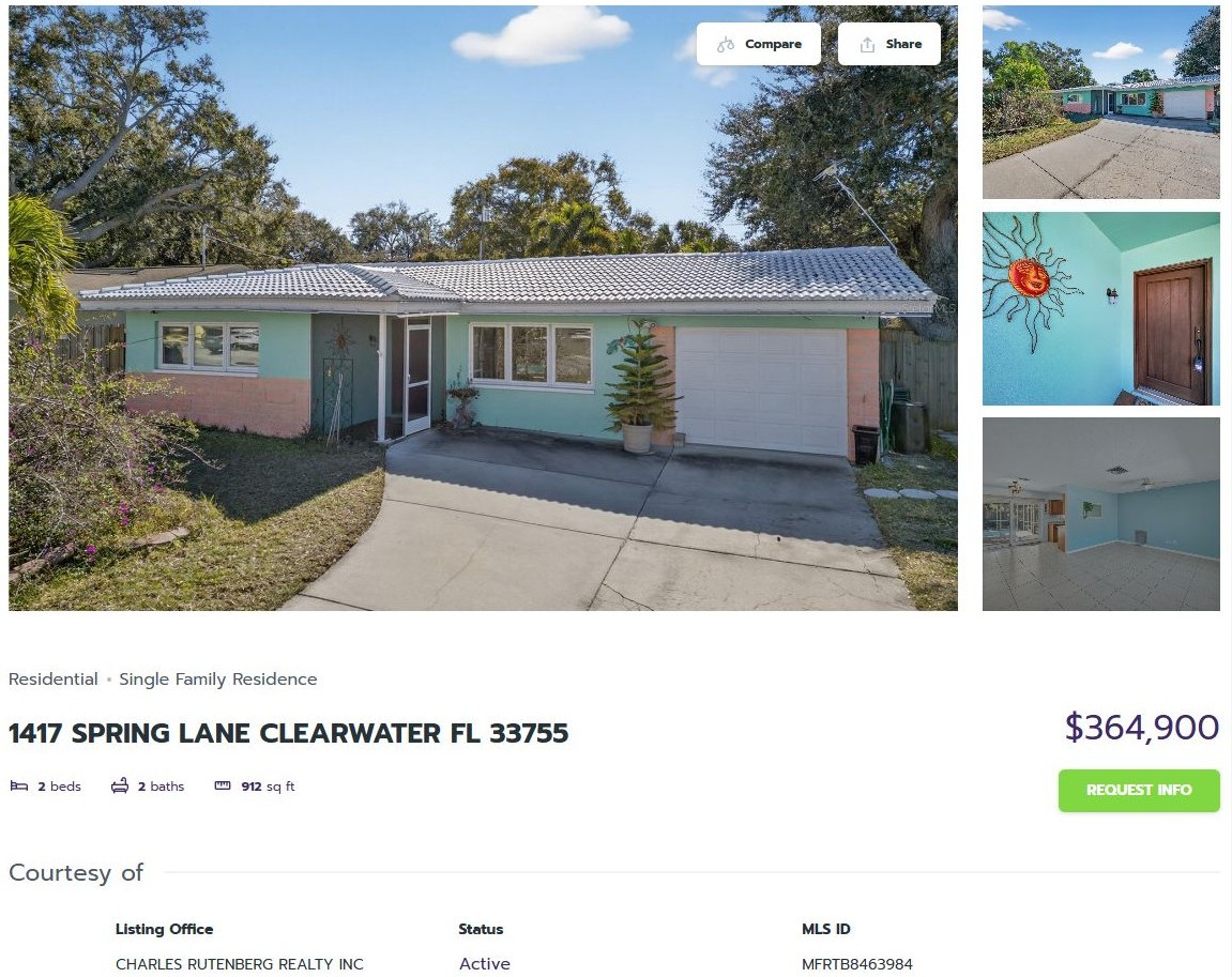 HOMES FOR SALE CLEARWATER FL 33755 - 1