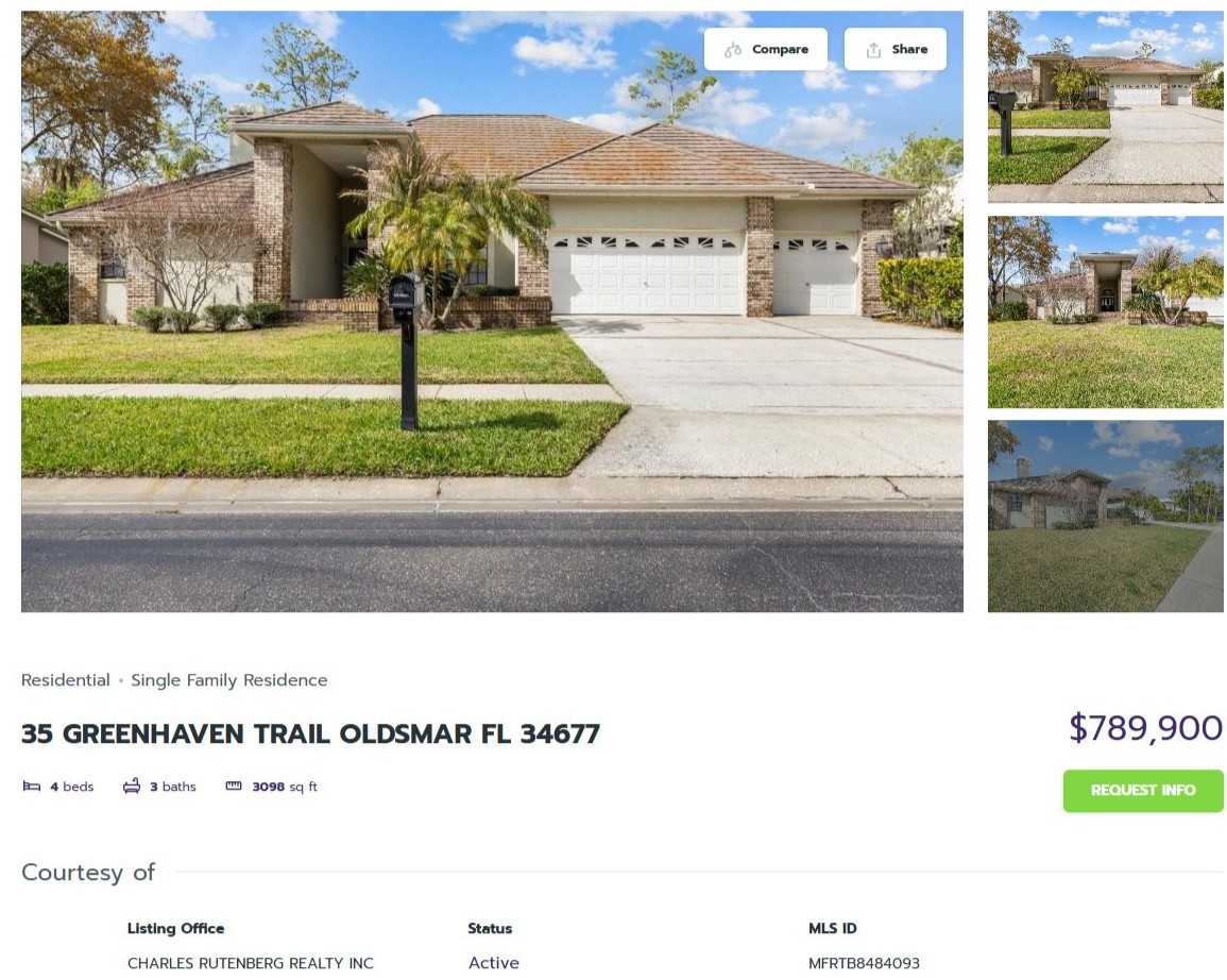 HOMES FOR SALE OLDSMAR FL 34677 - 1