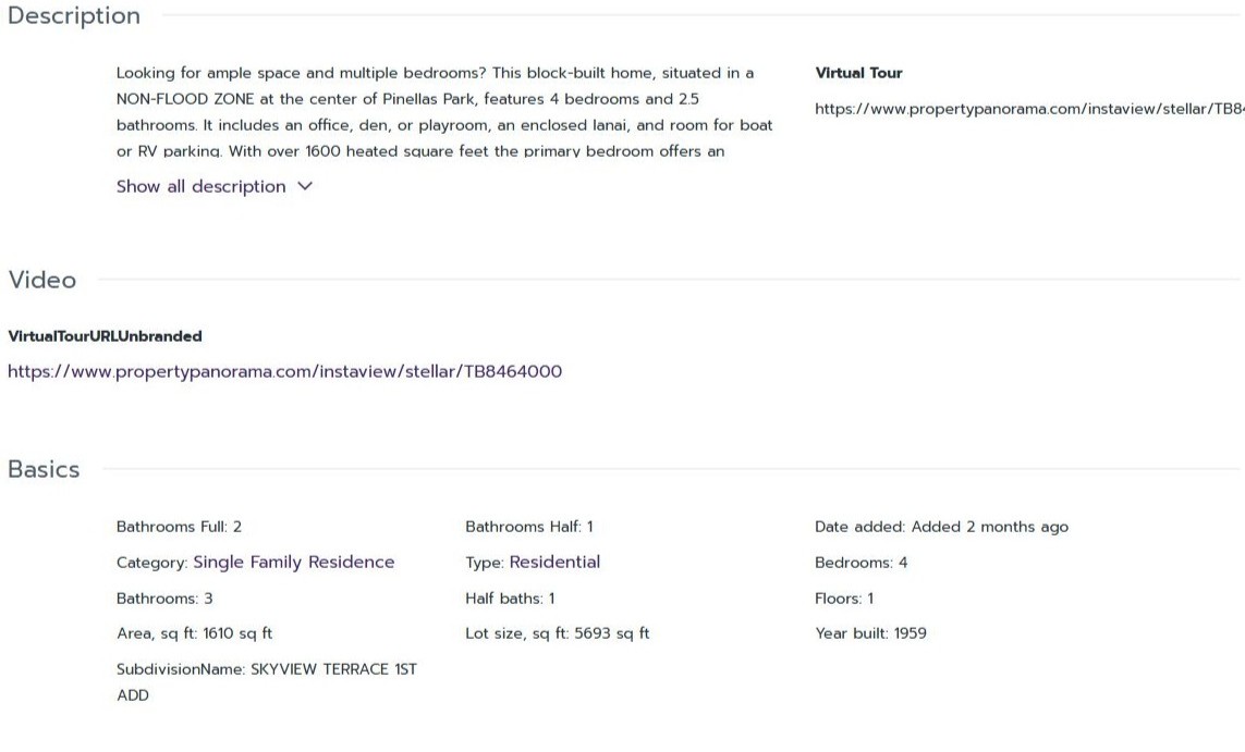 HOMES FOR SALE PINELLAS PARK FL 33782 - 2