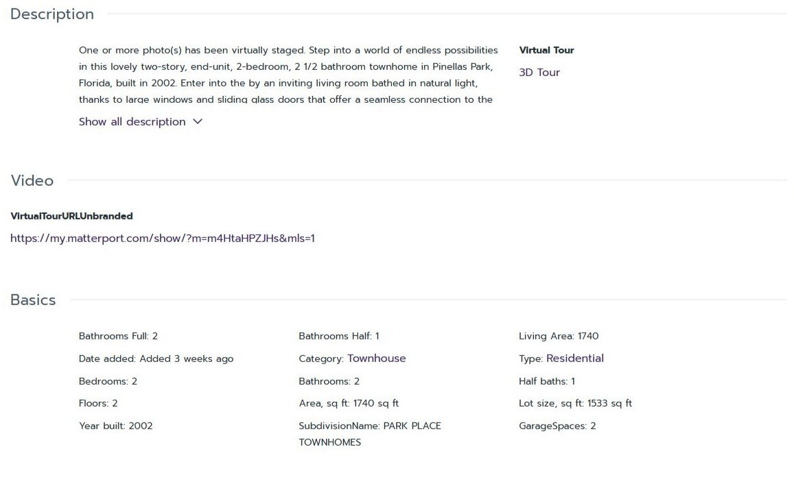 HOMES FOR SALE PINELLAS PARK FL 33781 - 2